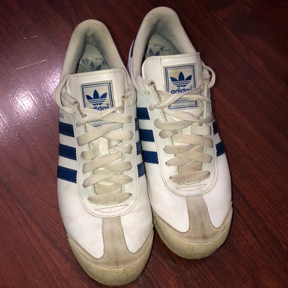 Adidas Samoa white & blue mens 9
